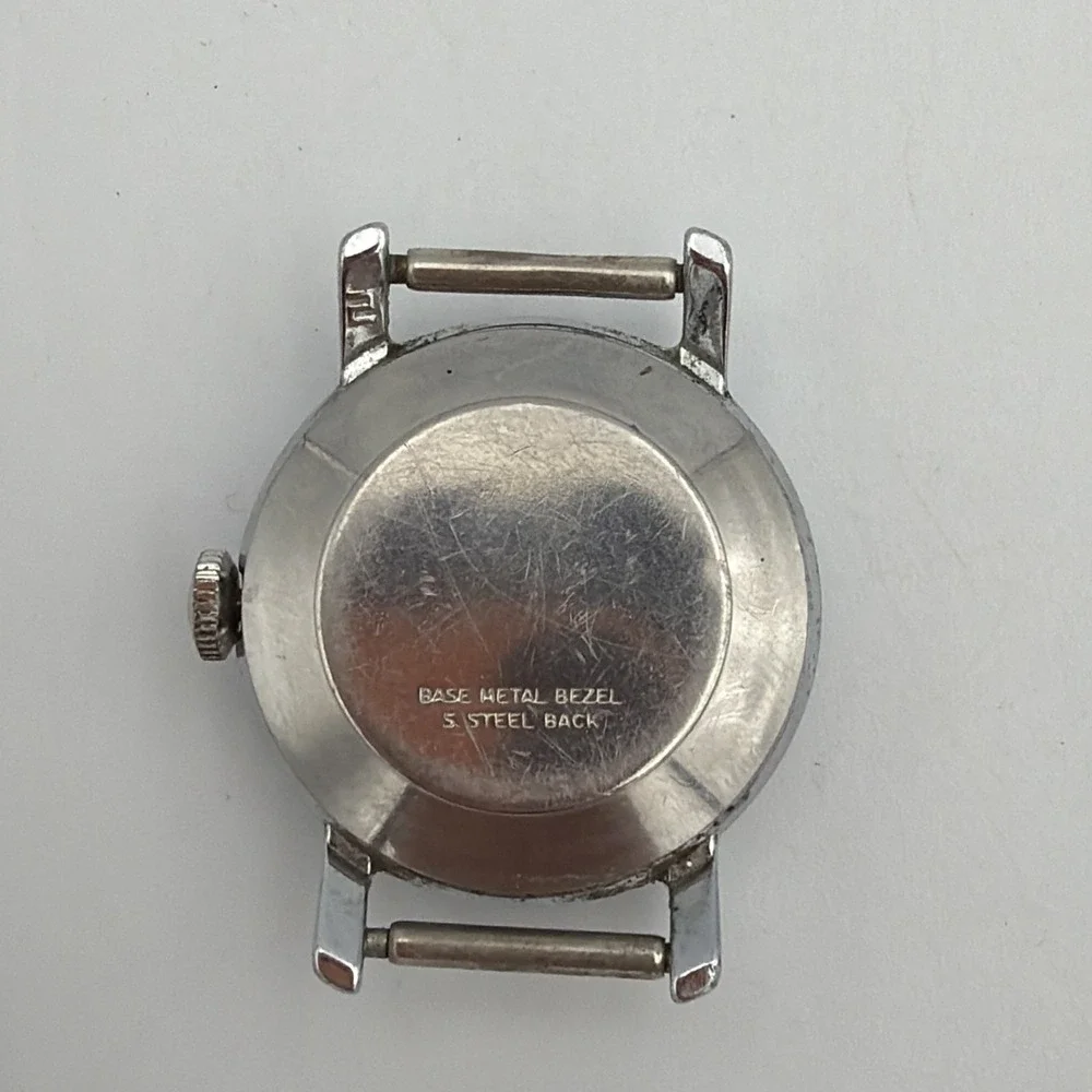 Peanuts Lucy Mechanical Wrist Watch Leather Hobo Band Not Running Vintage
